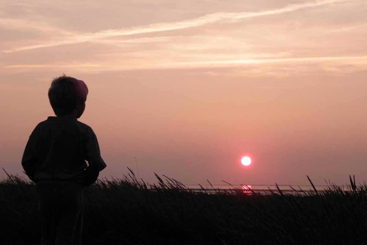  Sonnenuntergang am Watt 
