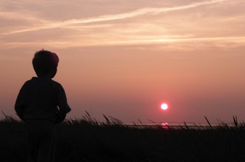  Sonnenuntergang am Watt 